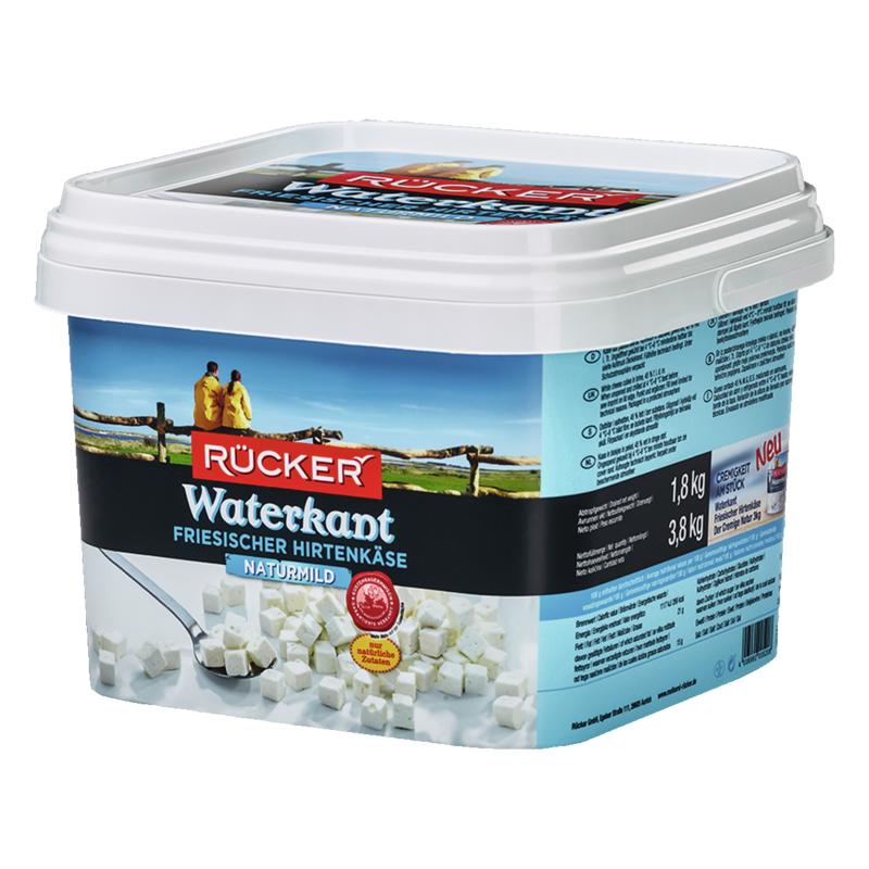 Hirtenkäse gewürfelt Rücker 45% 1,8kg