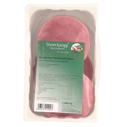 Hinterschinken geschnitten 1kg
