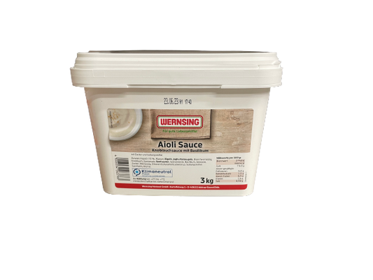 Wernsing Aioli Sauce 3kg